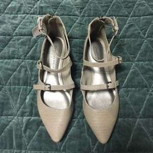 Christian Siriano for Payless Tan Flats in 7W